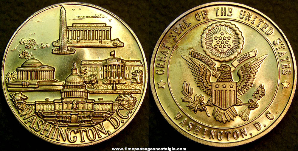 Washington D.C. Advertising Souvenir Medal Coin