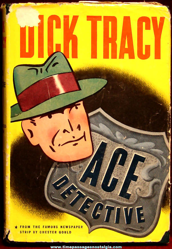 1943 Dick Tracy Comic Strip Character Ace Detective Whitman Book