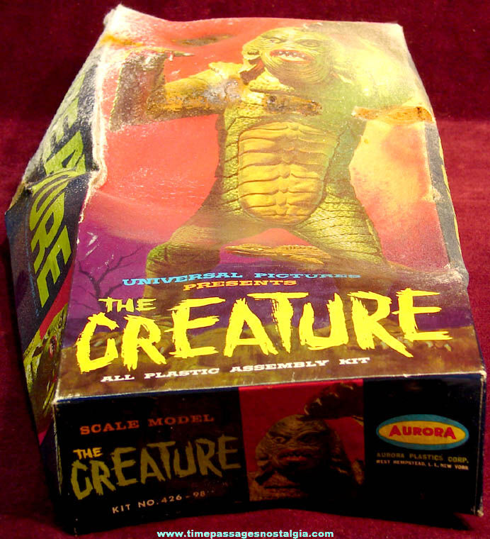 1963 Universal Pictures The Creature Aurora Monster Model Kit