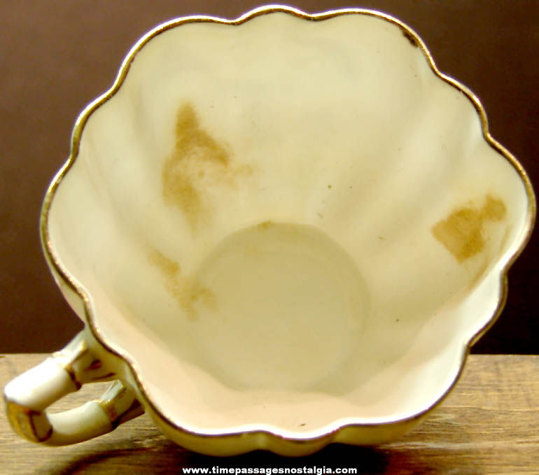 Early Hartford Vermont Library Advertising Souvenir Porcelain Tea Cup