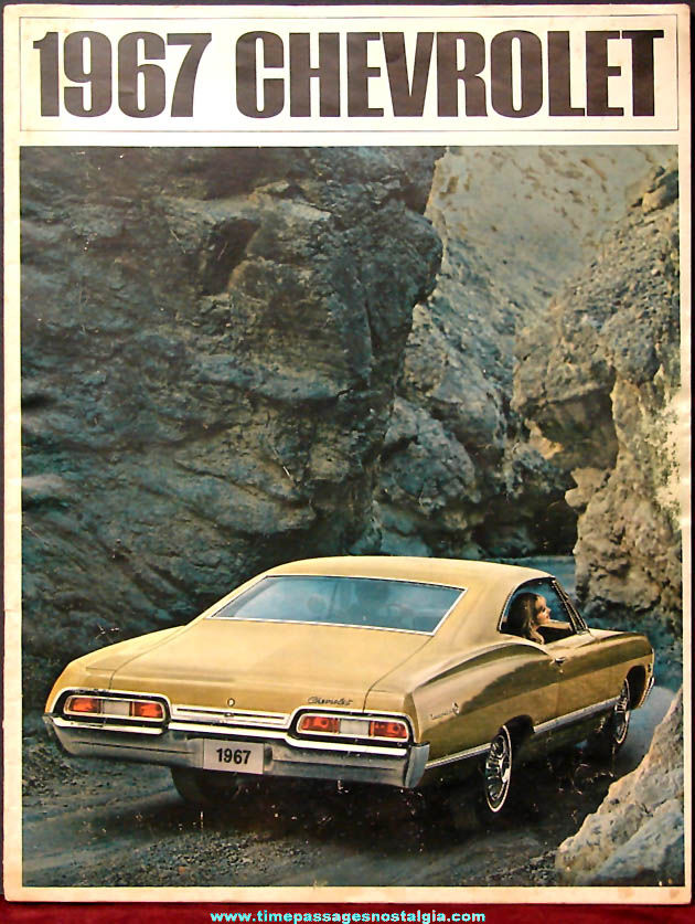 1967 Chevrolet Caprice & Impala Automobile Dealership Advertising Booklet
