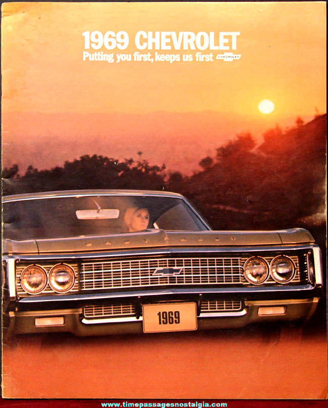 1969 Chevrolet Caprice & Impala & More Automobile Dealership Advertising Booklet