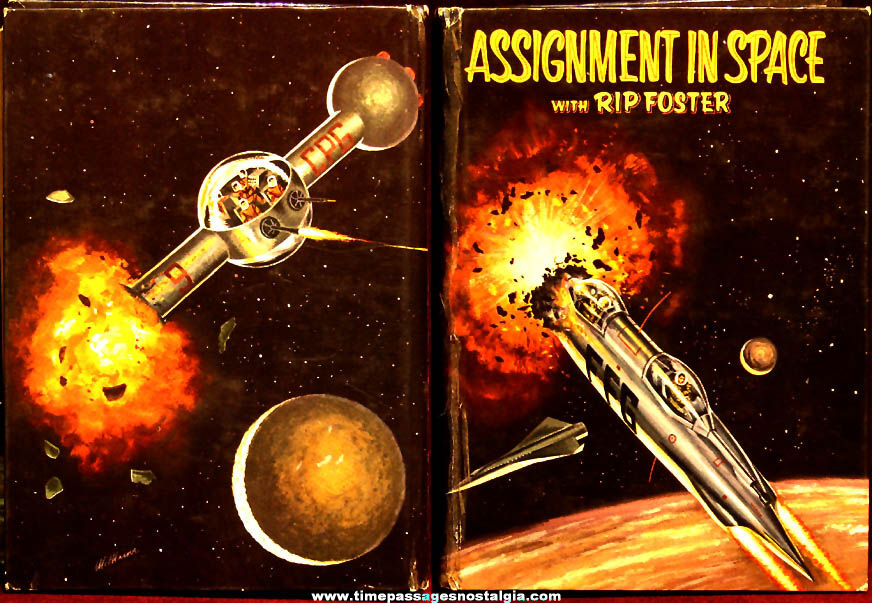 1958 Assignment In Space With Rip Foster Whitman Book