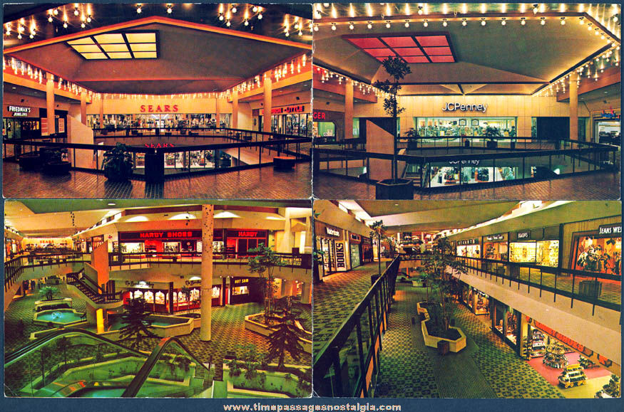 (5) Different Unused Macon Georgia Shopping Mall Advertising Post Cards