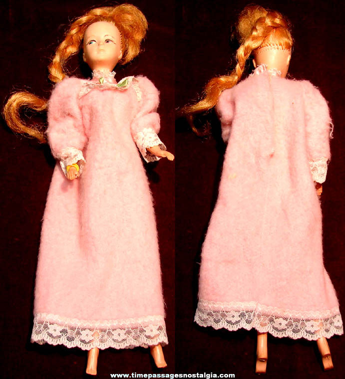 Old Unidentified Toy Woman Doll with Clothes