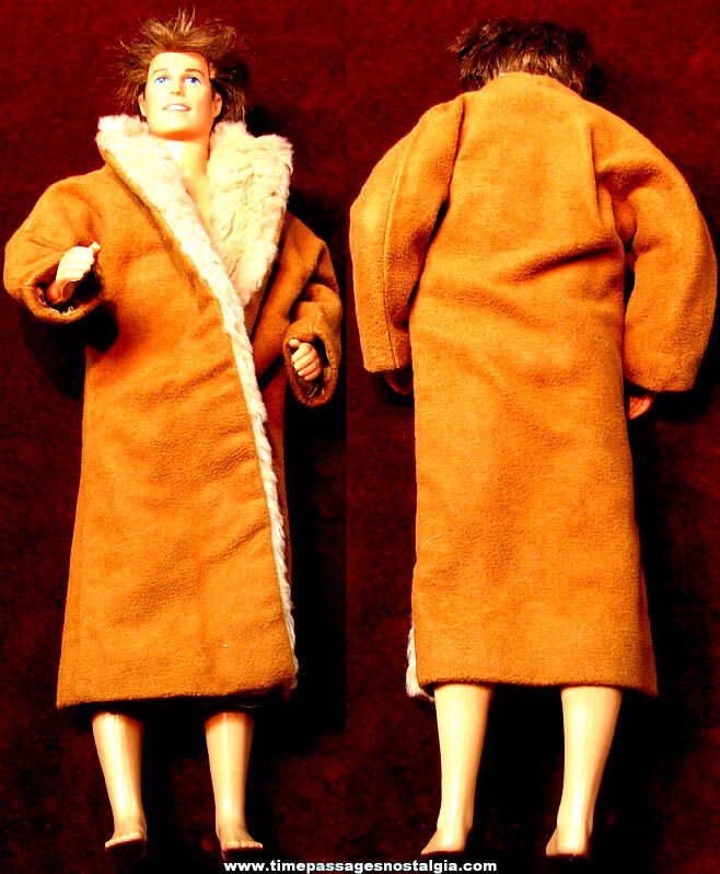 1968 Unidentified Mattel Toy Man Doll with Coat