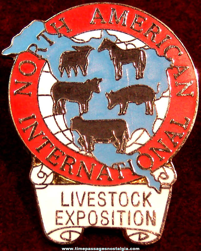North American International Livestock Exposition Advertising Enameled Jewelry Pin