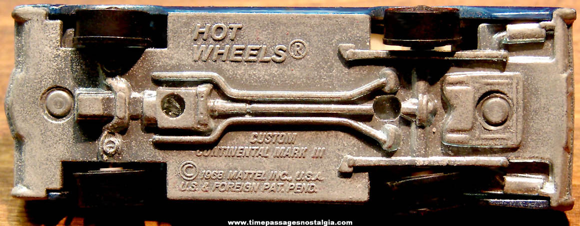 ©1968 Custom Continental Mark III Mattel Hot Wheels Diecast Toy Car
