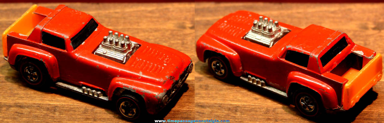 1970 Mattel Hot Wheels Short Order Redlines Diecast Toy Car