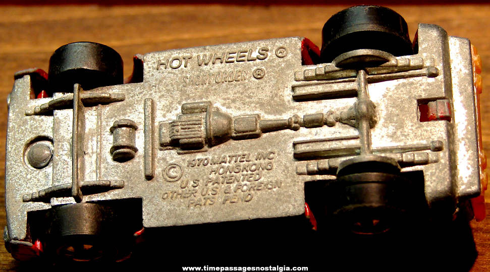 ©1970 Mattel Hot Wheels Short Order Redlines Diecast Toy Car