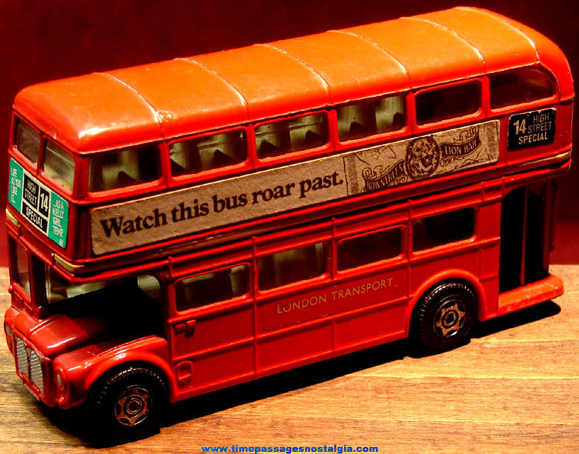 Old Corgi London Transport Routemaster Double Decker Diecast Toy Bus