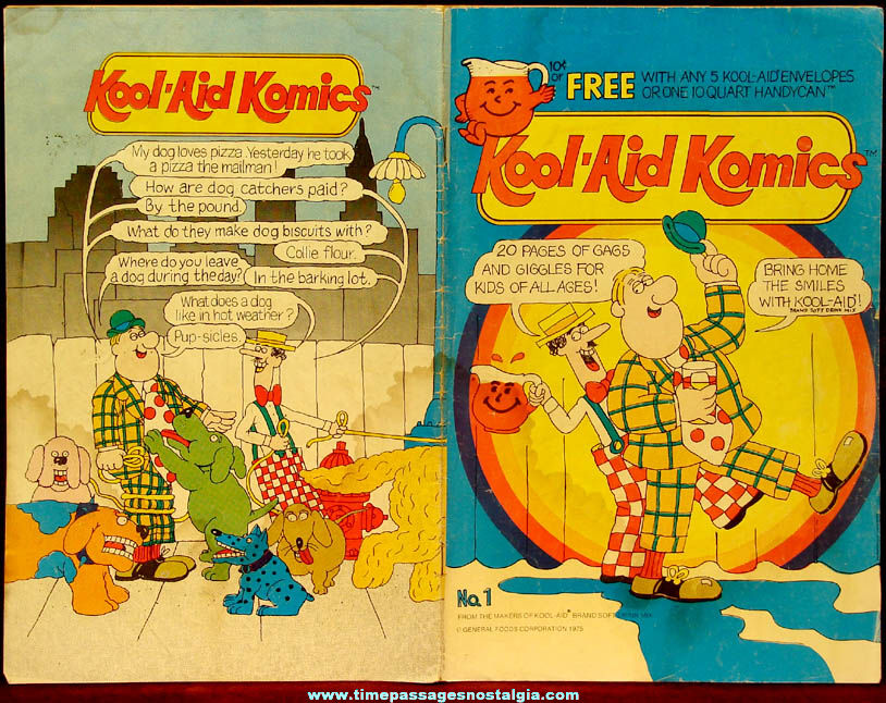 1975 General Foods Kool Aid Komics Advertising Premium Comic Book #1