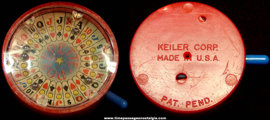 Old Keiler Pokerette Pocket Poker Gambling Card Game