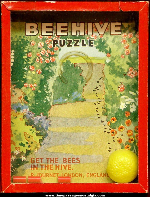 Old Robert Journet & Company Beehive Dexterity Puzzle Game