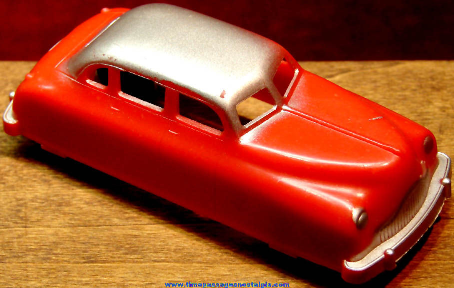 Old Red Hard Plastic Renwal Toy Car