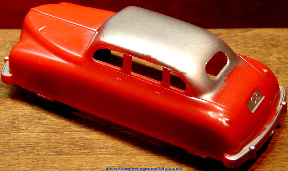 Old Red Hard Plastic Renwal Toy Car