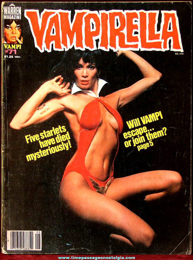 1978 Issue #71 Vampirella Comic Book Magazine