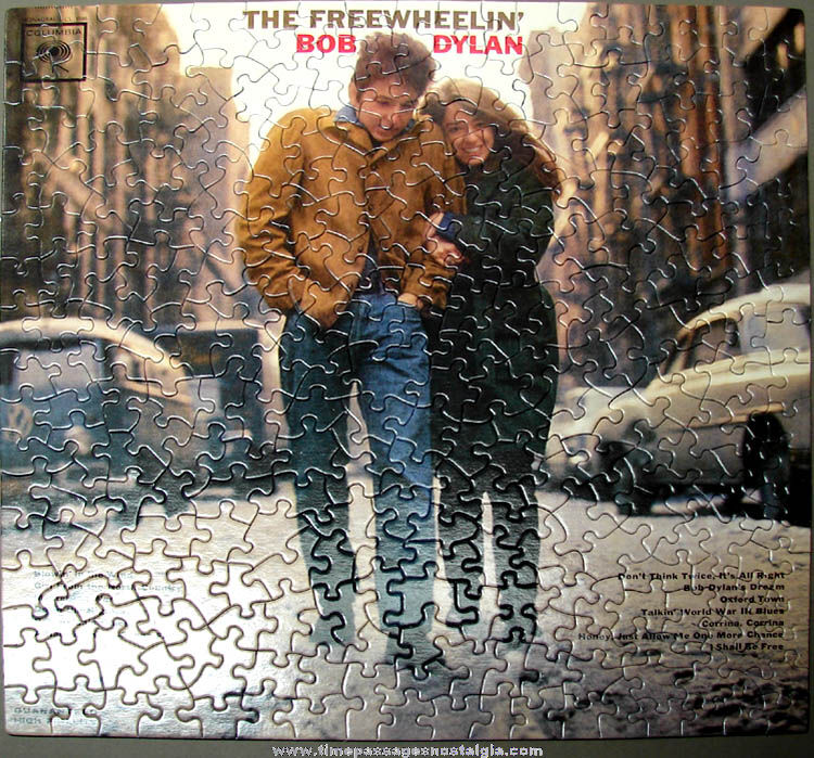 Boxed 2012 Bob Dylan Record Album Cover Two Sided Jigsaw Puzzle