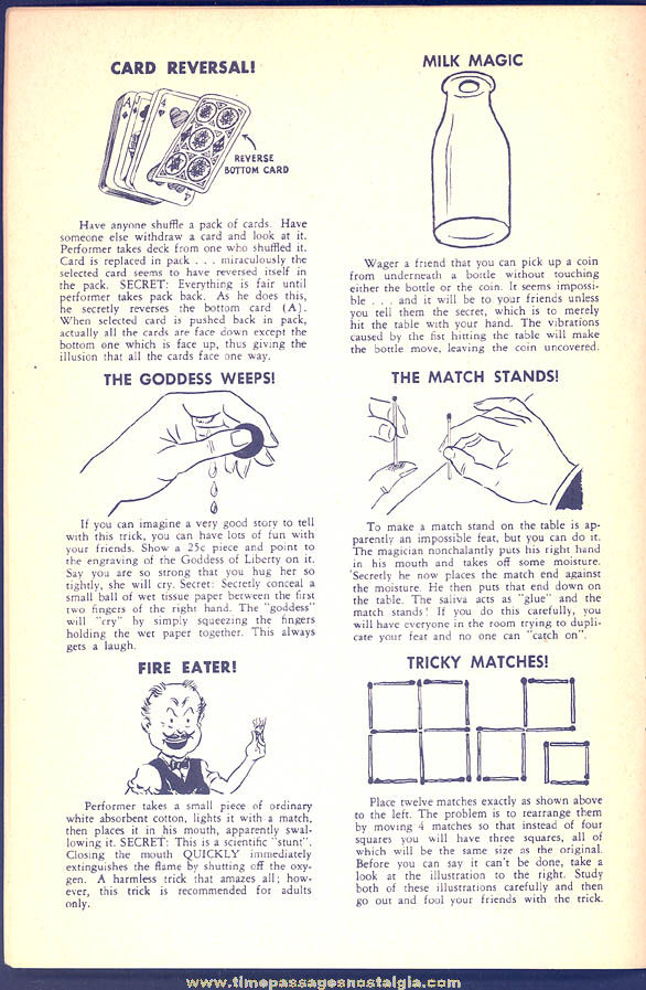 1944 Magic New and Unusual Entertainment Booklet