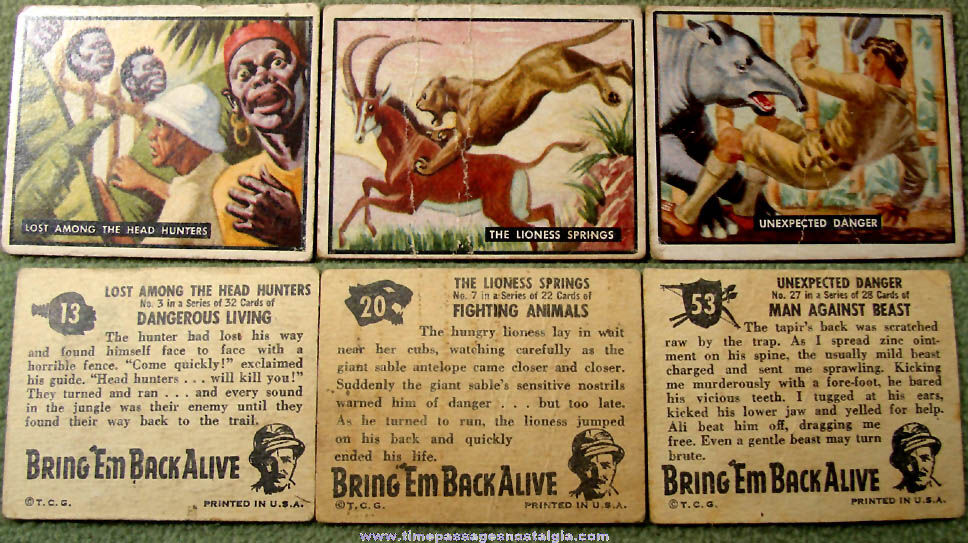 (4) Old Frank Buck Radio & Movie Character Advertising Items