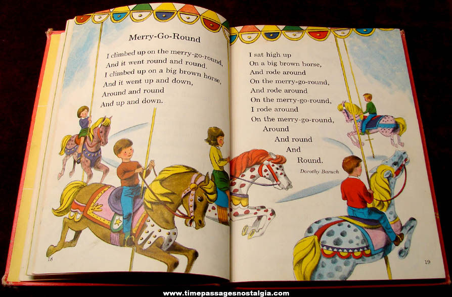 1960 Merry Go Round Children’s Hard Back Story Book