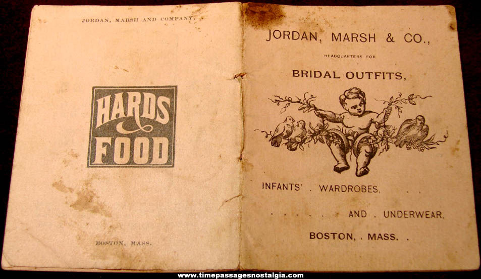 Early Tiny Jordan Marsh & Company Infant Wardrobe Advertising Booklet