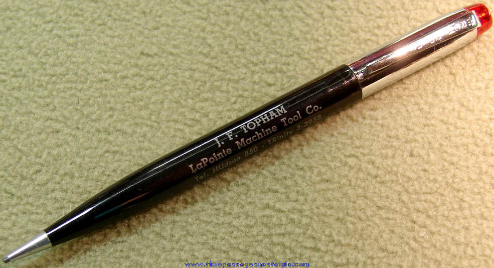 Old LaPointe Machine Tool Company Redipoint Advertising Premium Mechanical Pencil