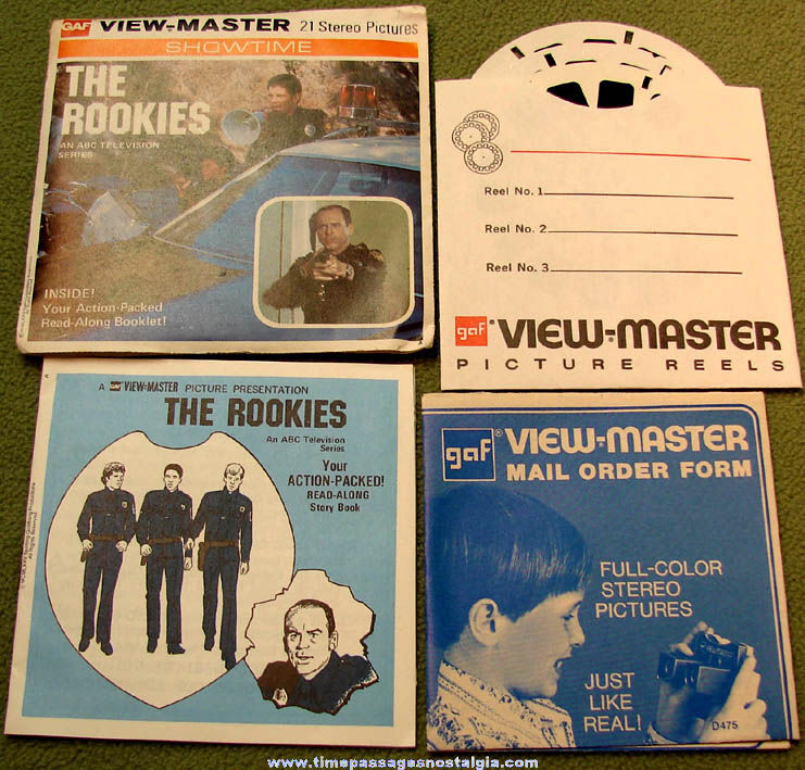 1975 The Rookies Lamb To The Slaughter View Master Reel Set