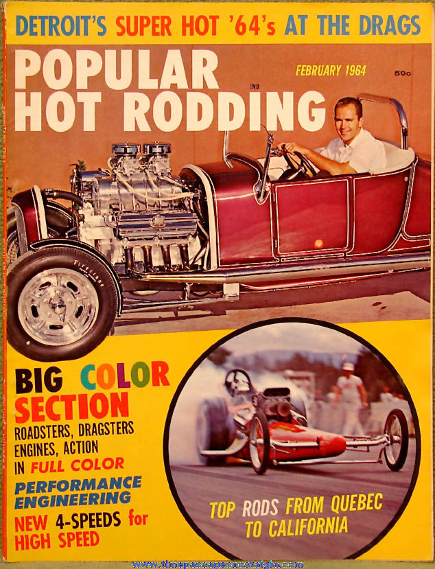 © February 1964 Popular Hot Rodding Magazine Back Issue Volume 3 Number 2