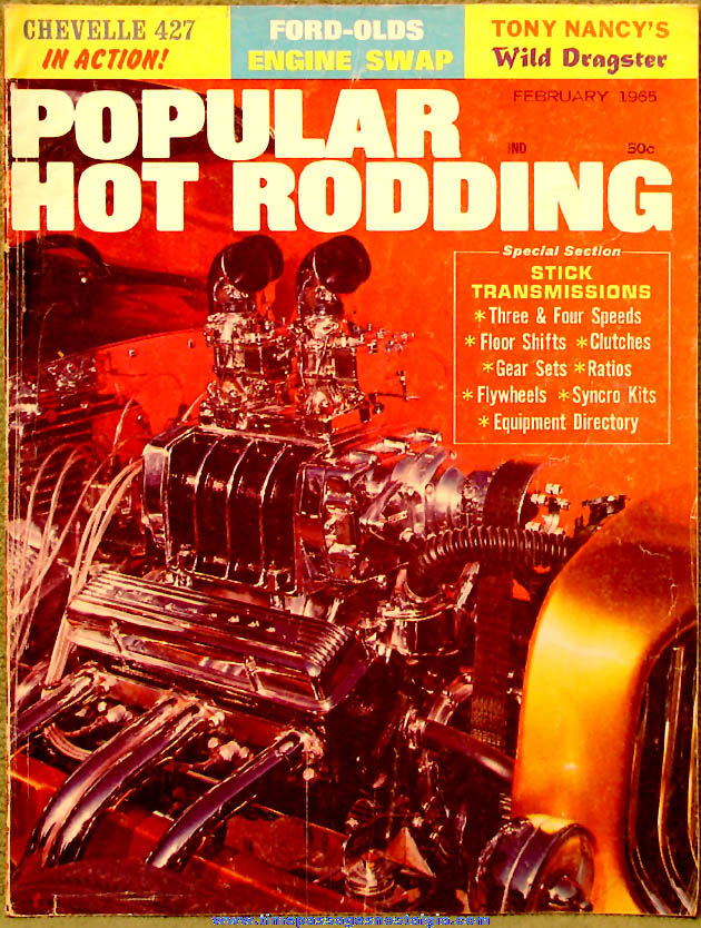  February 1965 Popular Hot Rodding Magazine Back Issue Volume 4 Number 2