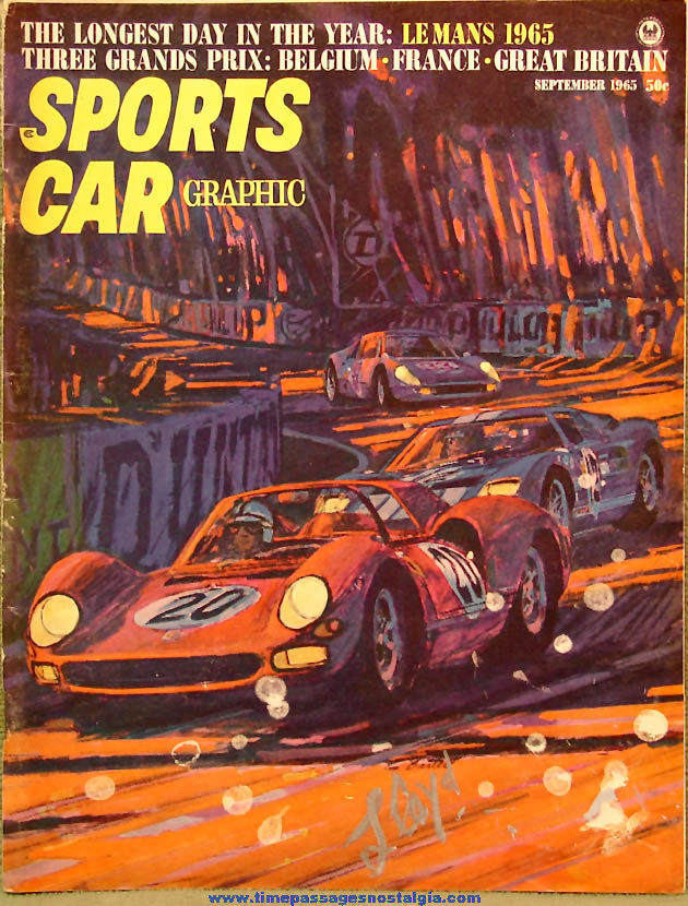  September 1965 Sports Car Graphic Magazine Back Issue Volume 5 Number 5