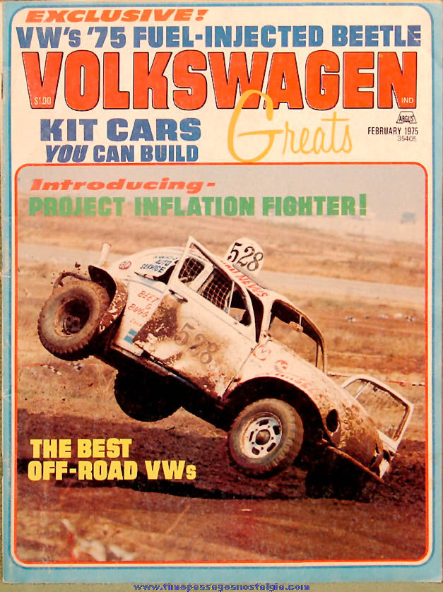  February 1975 Volkswagen Greats Magazine Back Issue