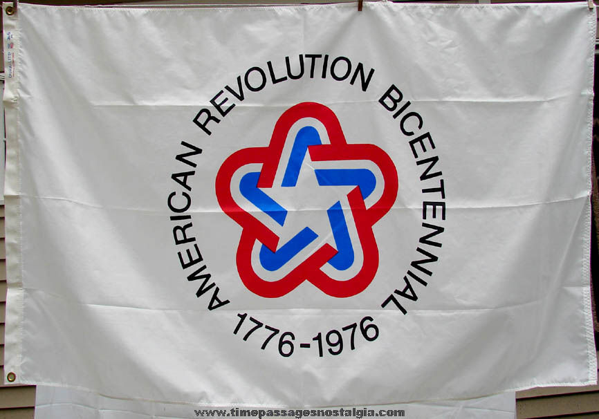 Colorful Unused Official 1776  1976 American Revolution Bicentennial Dura Lite Flag