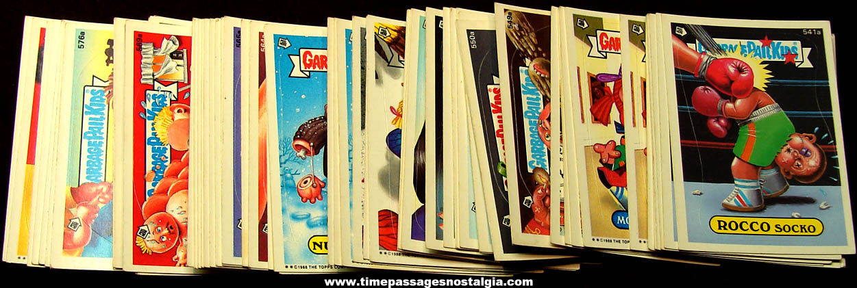 (78) 1988 Topps Garbage Pail Kids Bubble Gum Trading Card Stickers