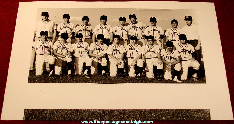 (25) July 1971 Conway & North Conway New Hampshire Area Little League Baseball Team Photographs