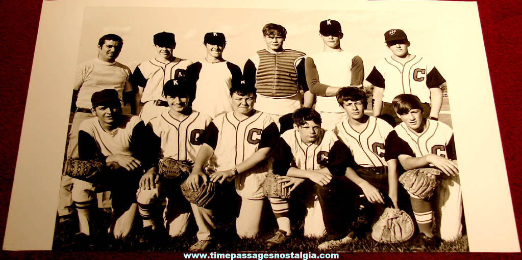 (25) July 1971 Conway & North Conway New Hampshire Area Little League Baseball Team Photographs