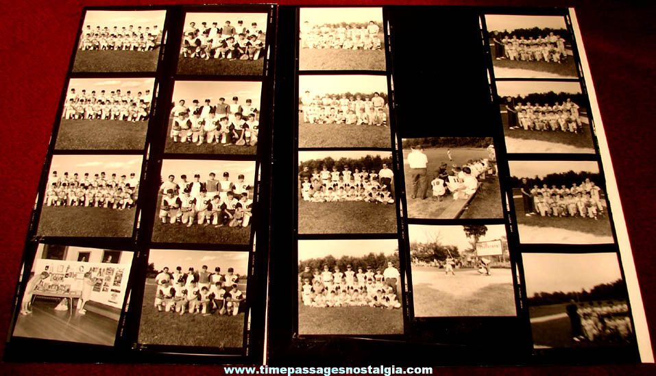 (25) July 1971 Conway & North Conway New Hampshire Area Little League Baseball Team Photographs