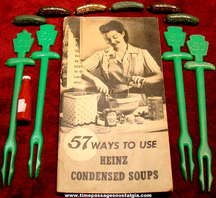 (12) Small Old H. J. Heinz Company Advertising Premium or Promotional Items