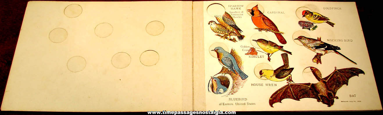 1919 Children’s Birdland Nature Study Book with Bird Heads