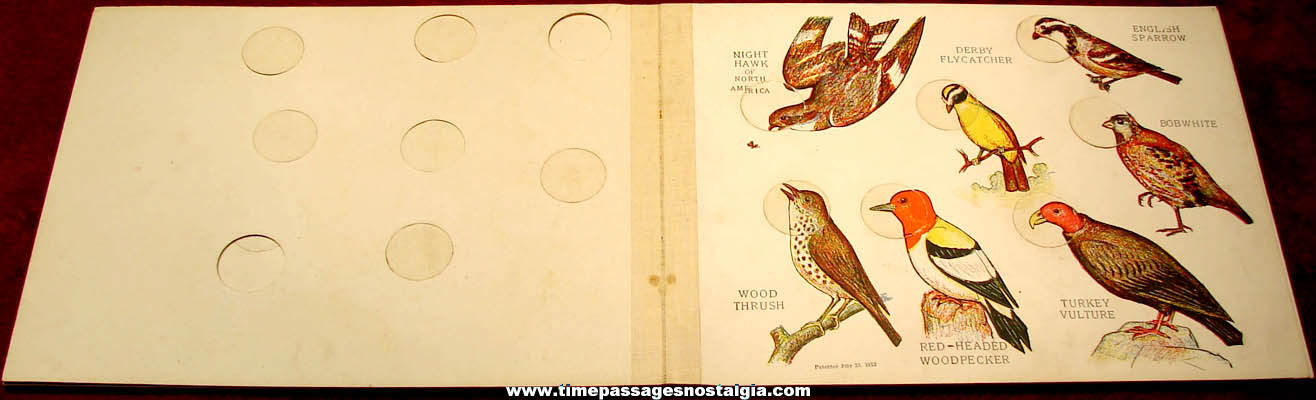 1919 Children’s Birdland Nature Study Book with Bird Heads