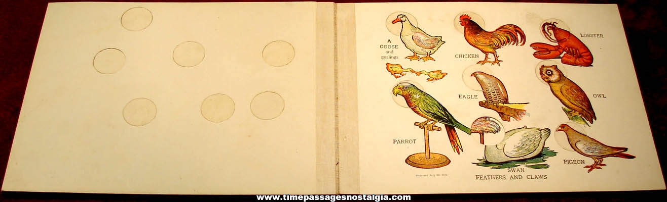 1919 Children’s Birdland Nature Study Book with Bird Heads