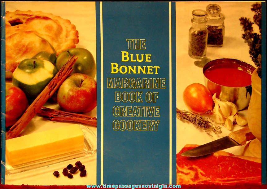 ©1975 Blue Bonnet Margarine Advertising Premium Recipe Cook Booklet