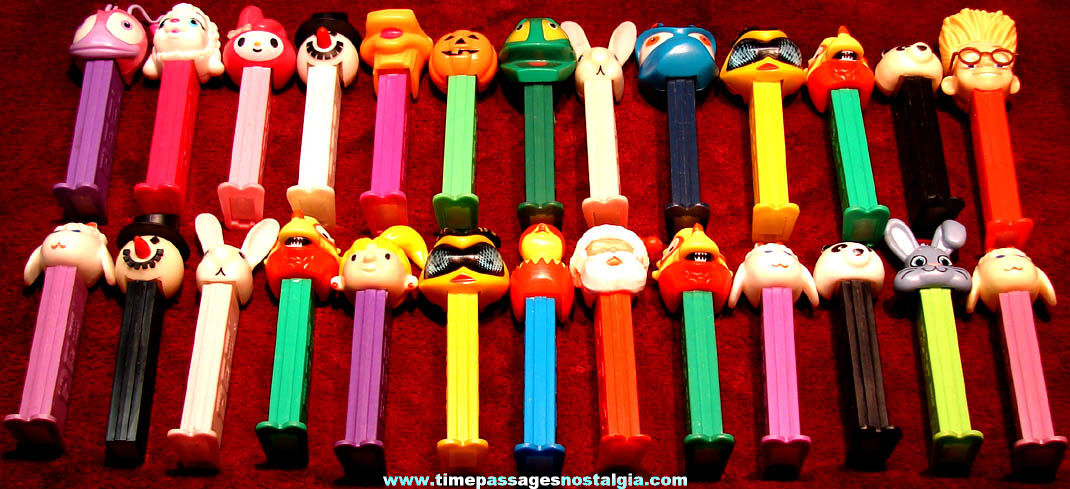 (26) PEZ Character Candy Dispensers or Containers