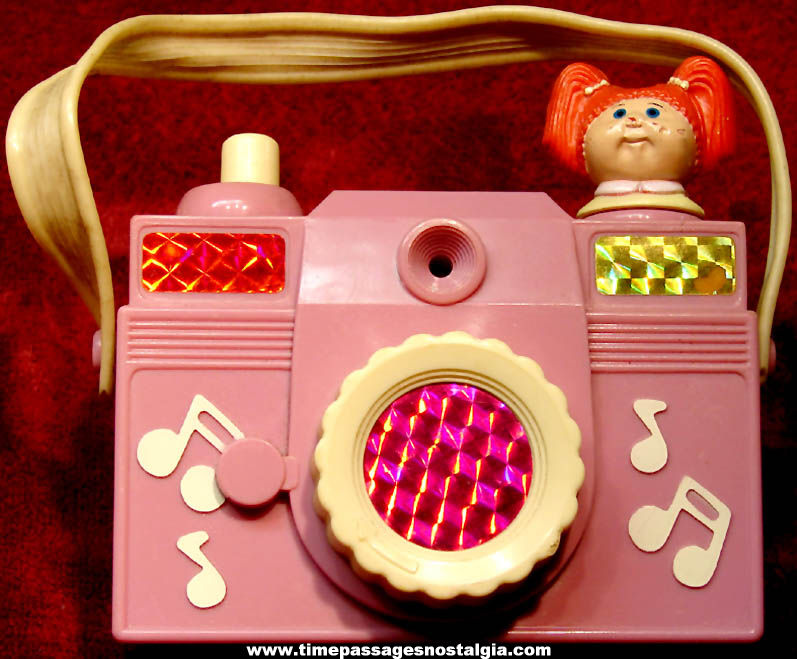 Colorful 1984 Cabbage Patch Kids Doll Wind Up Musical Toy Camera