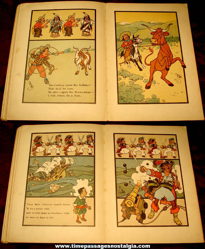 ©1909 When I Grow Up Hard Back Children’s Book By W. W. Denslow