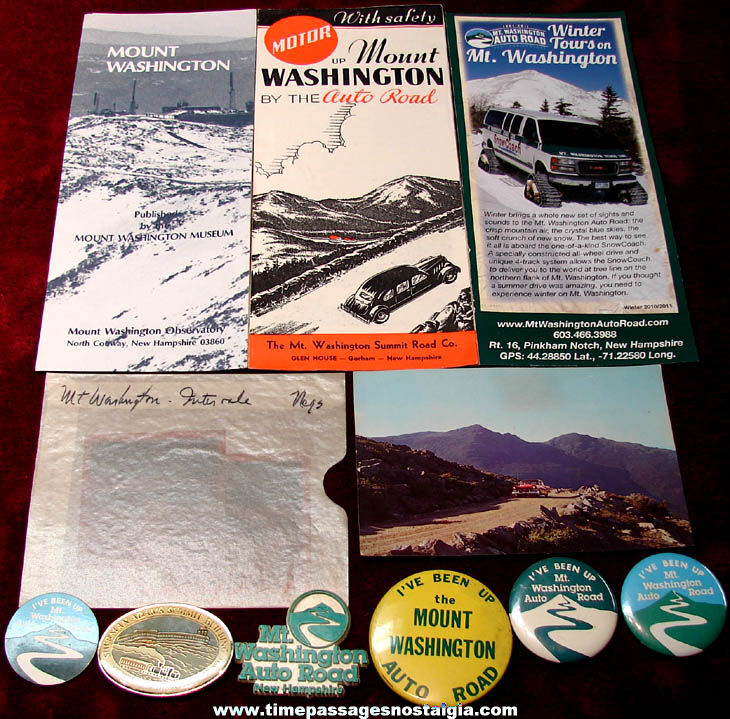 (14) Mount Washington White Mountains New Hampshire Advertising and Souvenir Items