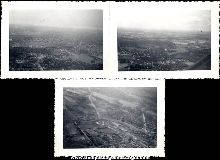 (15) 1946 & 1947 Laconia Airways Laconia New Hampshire Photographs