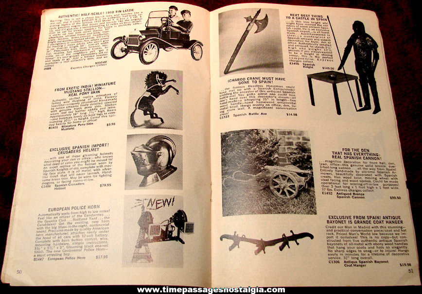 1960s A Man’s World Gallery of Gifts and Novelty Catalog