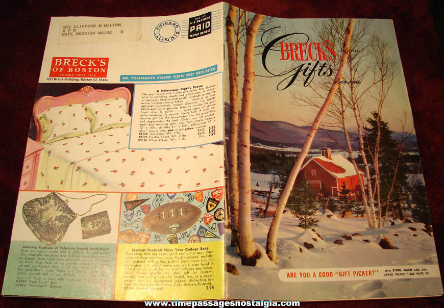 1955 - 1956 Breck’s of Boston Gift and Novelty Catalog