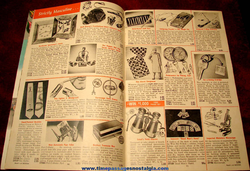 1955 - 1956 Breck’s of Boston Gift and Novelty Catalog